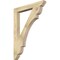 Ekena Millwork Olympic Slat Rough Sawn Bracket, Douglas Fir, 4"W x 34"D x 46"H BKT04X34X46OLY06RDF - alternate 1